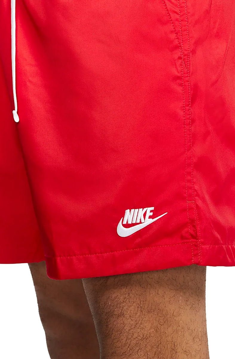 Short Nike Sportswear Woven Flow Vermelho/Branco - NewSkull