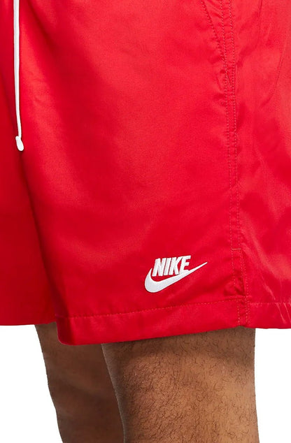 Short Nike Sportswear Woven Flow Vermelho/Branco - NewSkull