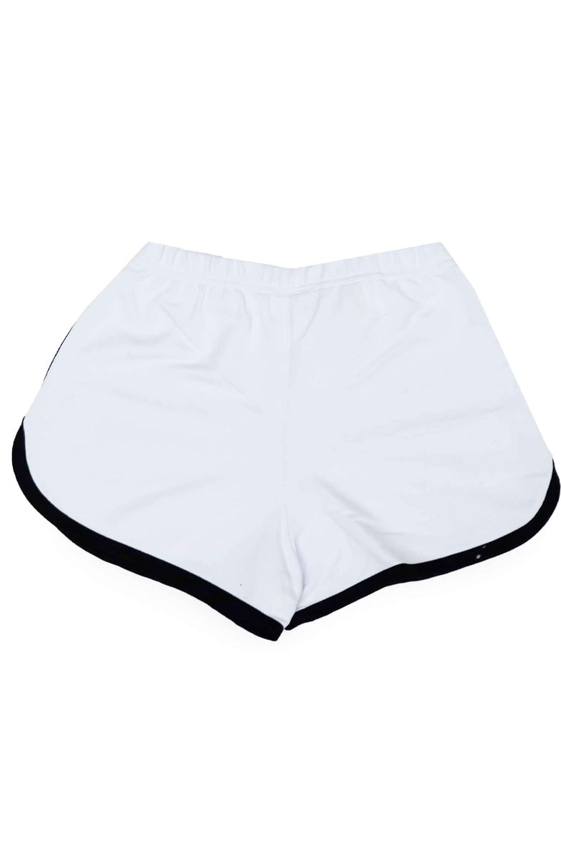 Short Thrasher Feminino Skategoat Night Branco/Preto - NewSkull