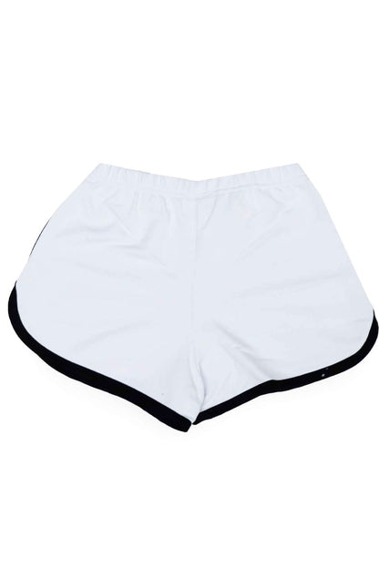 Short Thrasher Feminino Skategoat Night Branco/Preto - NewSkull