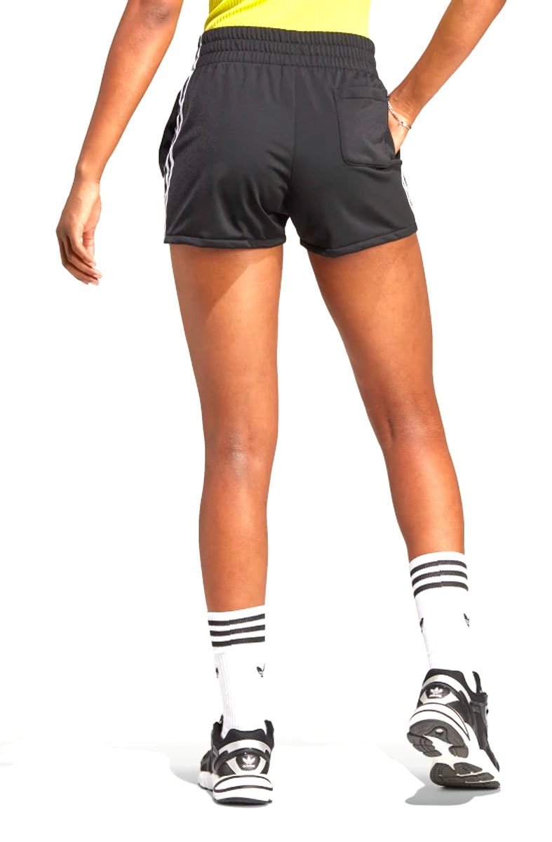 Shorts Adidas 3 Stripes Preto/Branco - NewSkull