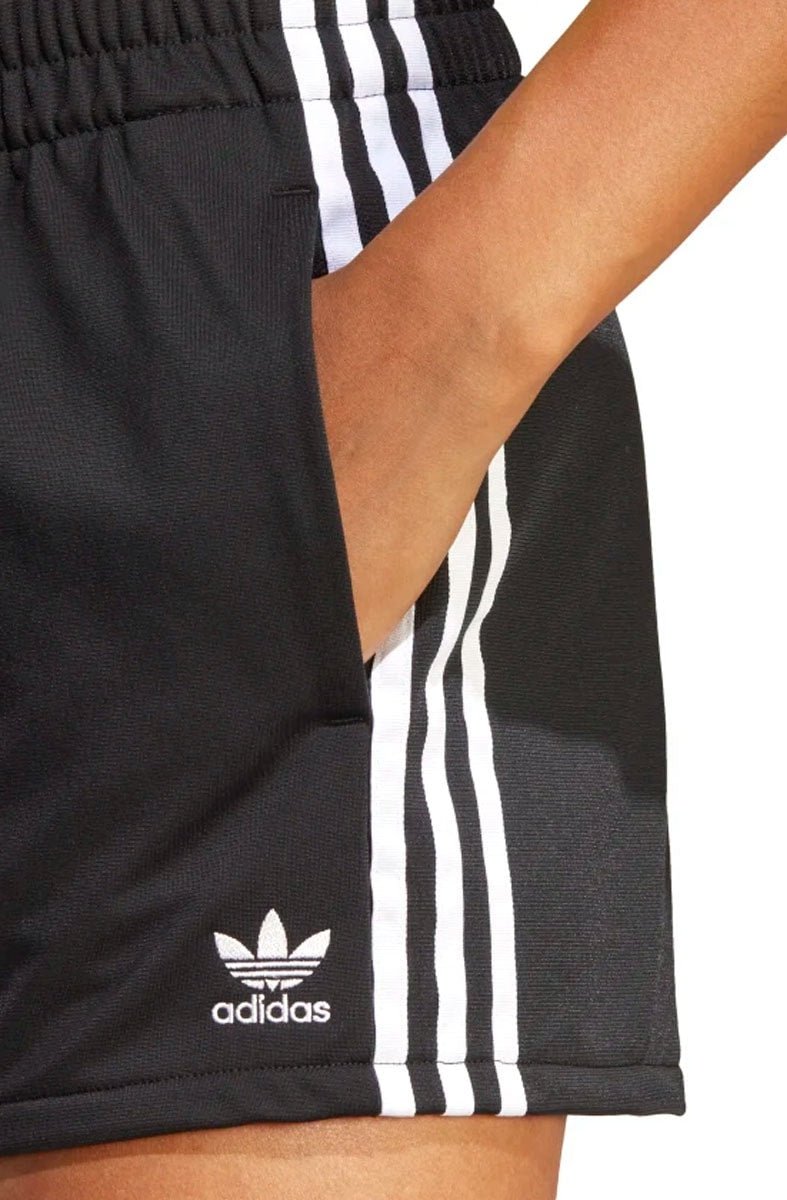 Shorts Adidas 3 Stripes Preto/Branco - NewSkull