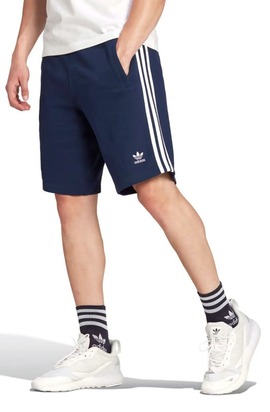 Shorts Adidas Adicolor Classics 3 - stripes Azul Marinho - NewSkull