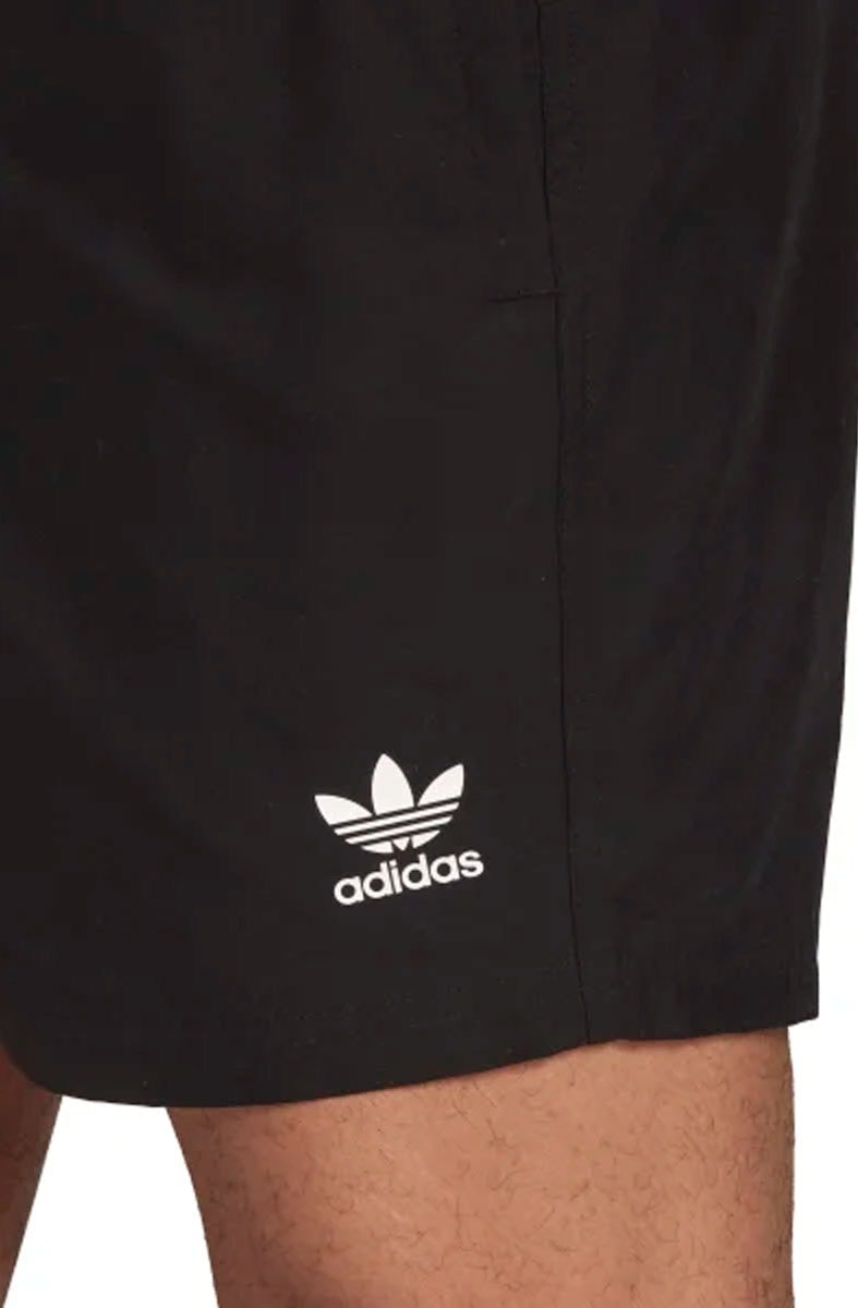 Shorts Adidas Adicolor Essentials Trefoil Preto/Preto - NewSkull