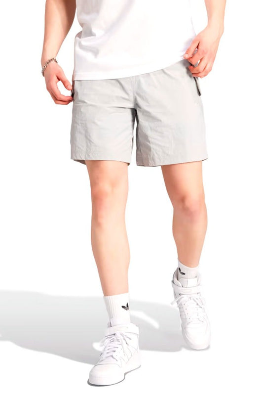 Shorts Adidas Adventure Cargo Cinza Claro - NewSkull