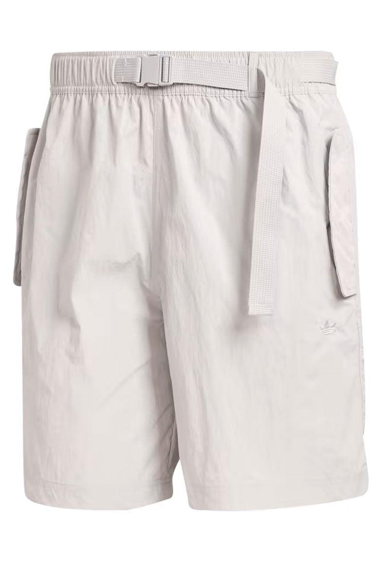 Shorts Adidas Adventure Cargo Cinza Claro - NewSkull