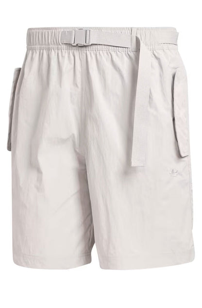 Shorts Adidas Adventure Cargo Cinza Claro - NewSkull