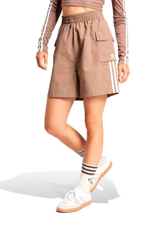 Shorts Adidas Cargo Adicolor Marrom - NewSkull