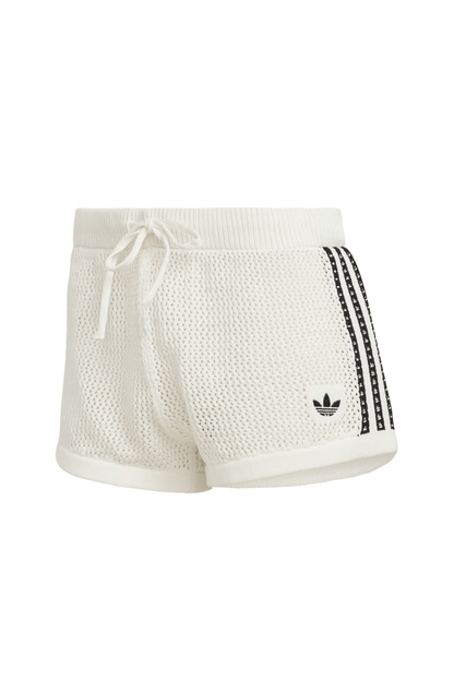 Shorts Adidas Crochê Off - White - NewSkull