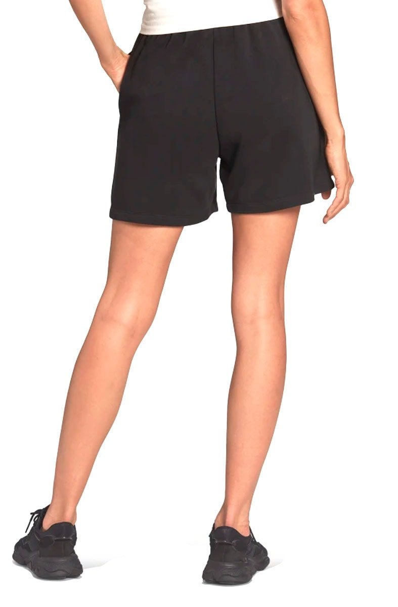 Shorts Adidas Feminino Moletinho Adicolor Essentials Preto/Branco - NewSkull