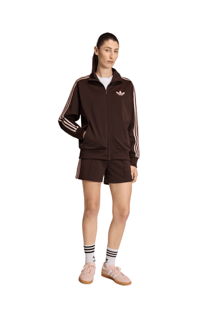 Shorts Adidas Firebird Classic Marrom/Rosa - NewSkull