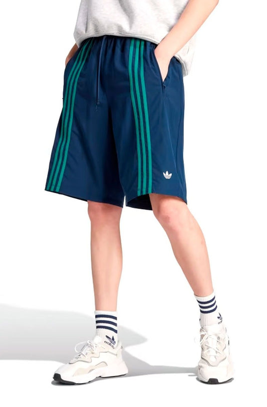 Shorts Adidas Hack Rifta Azul Marinho/Verde - NewSkull
