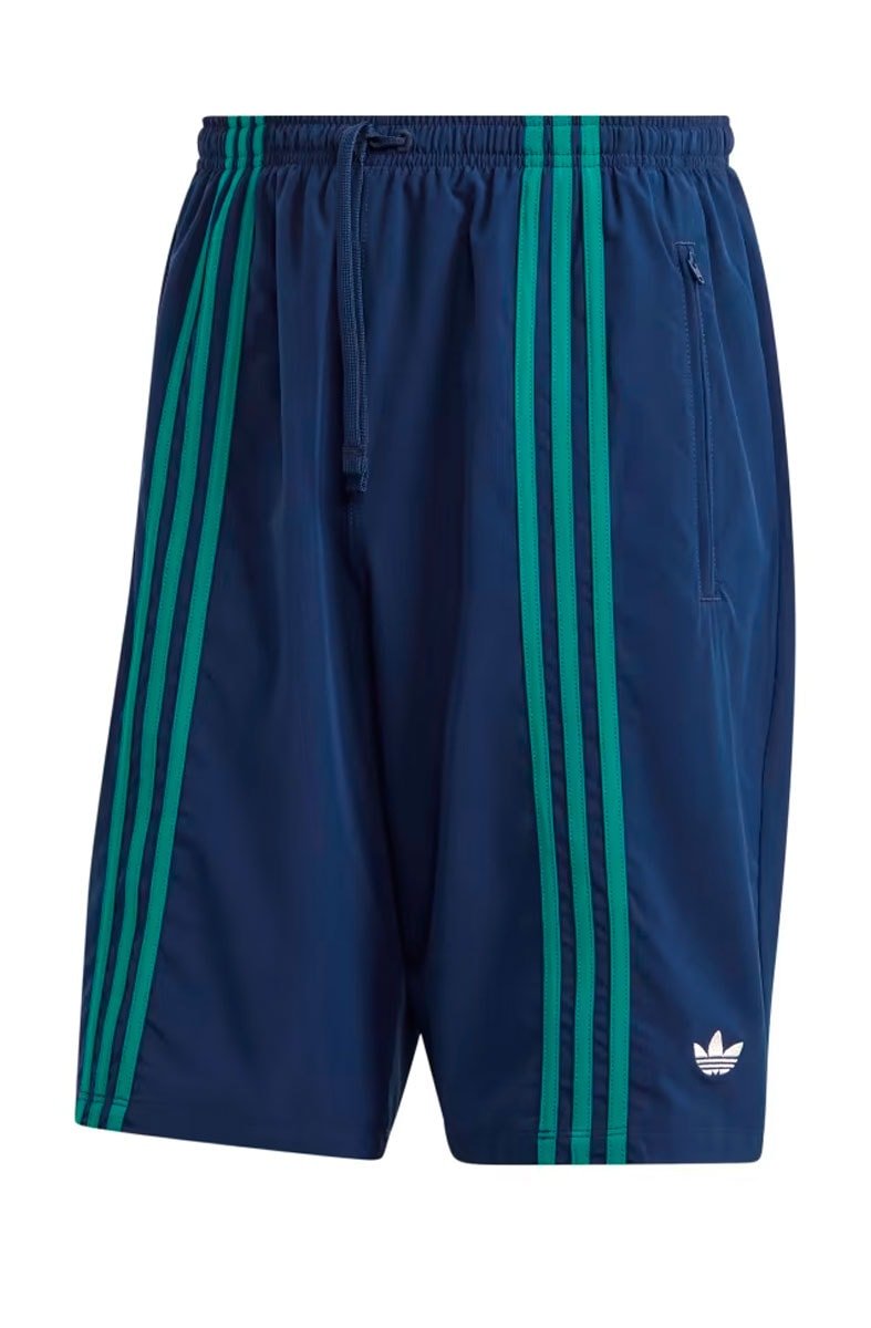 Shorts Adidas Hack Rifta Azul Marinho/Verde - NewSkull
