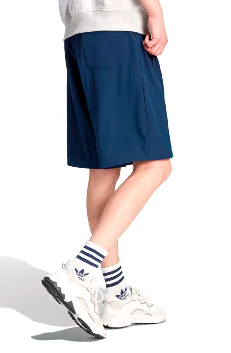 Shorts Adidas Hack Rifta Azul Marinho/Verde - NewSkull