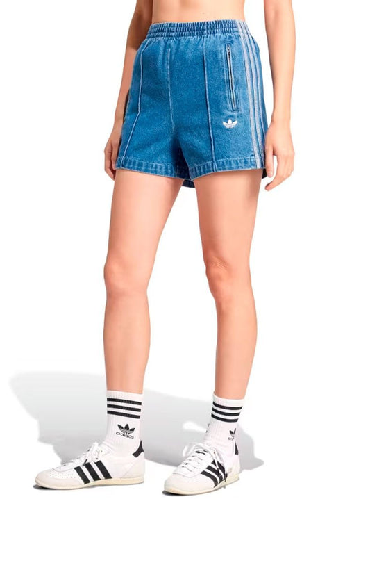 Shorts Adidas Jeans Firebird Adicolor Azul Marinho - NewSkull