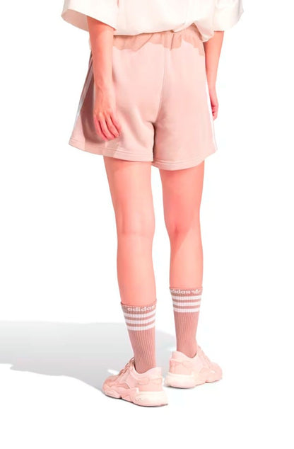Shorts Adidas Moletinho 3 - stripes Bege - NewSkull