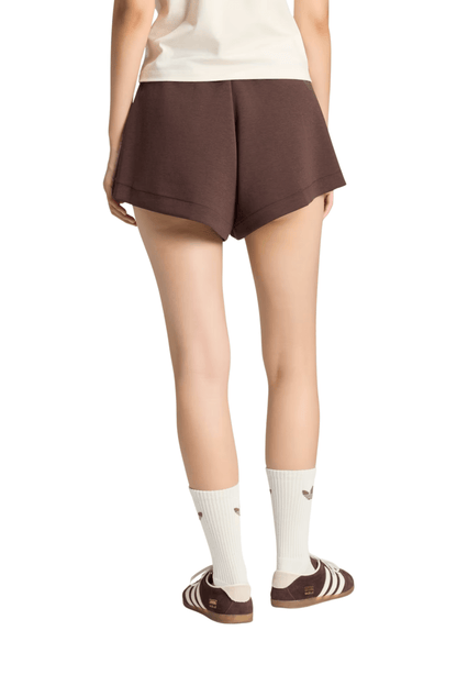 Shorts Adidas Moletom Butter Marrom - NewSkull