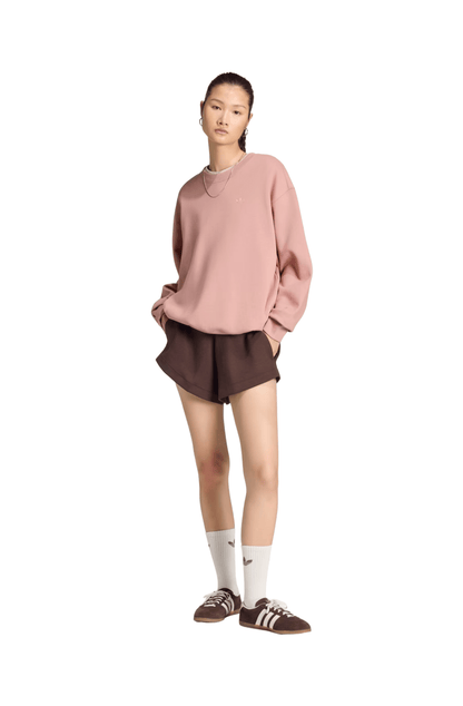 Shorts Adidas Moletom Butter Marrom - NewSkull