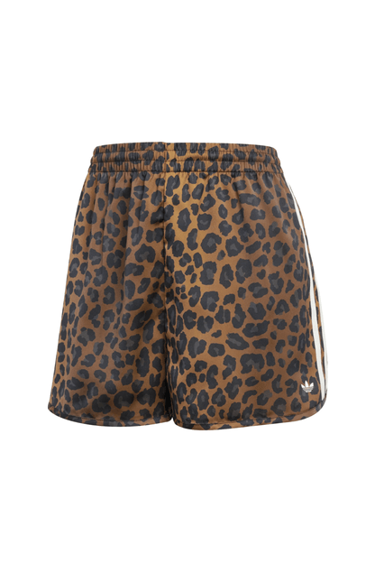 Shorts Adidas Originals Satin Marrom/Branco - NewSkull