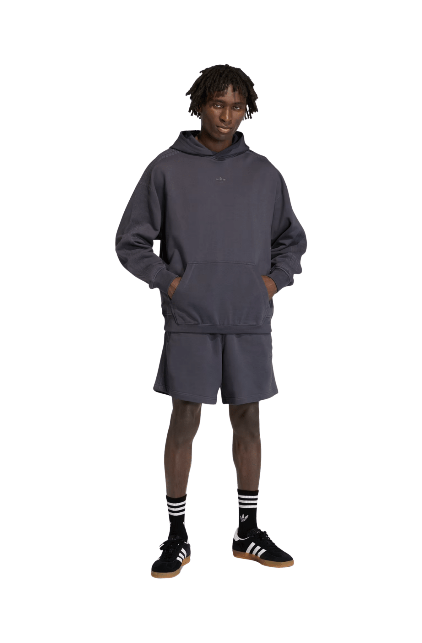 Shorts Adidas Premium Essentials Cinza Escuro - NewSkull