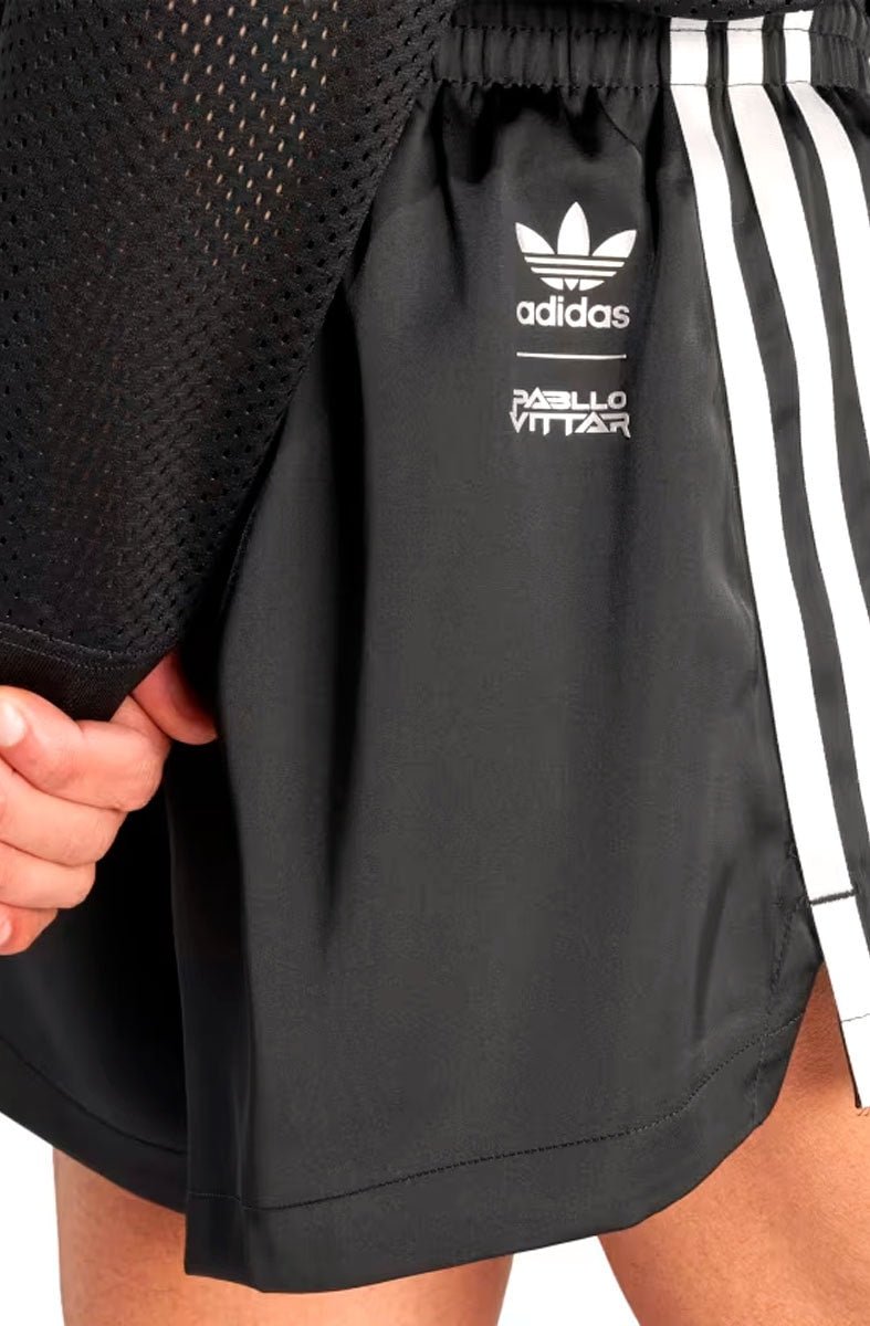 Shorts Adidas Pride Trefoil 3 - stripes Preto/Branco - NewSkull