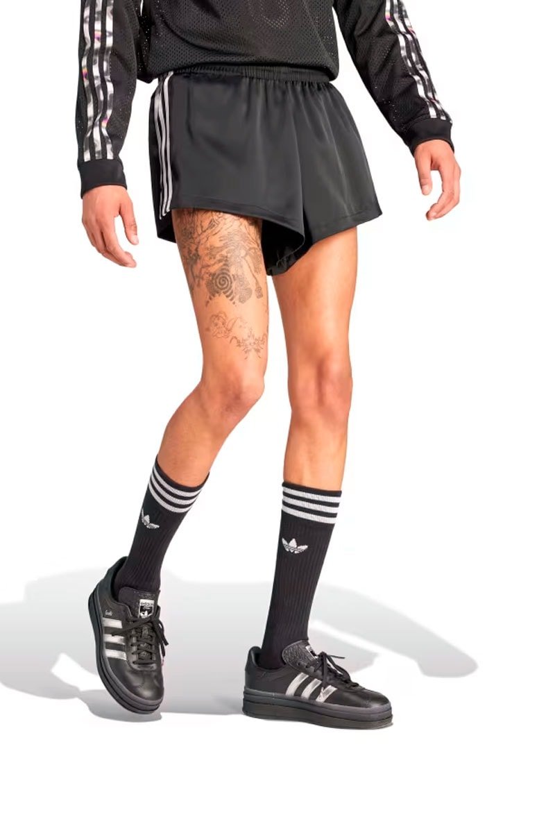 Shorts Adidas Pride Trefoil 3 - stripes Preto/Branco - NewSkull