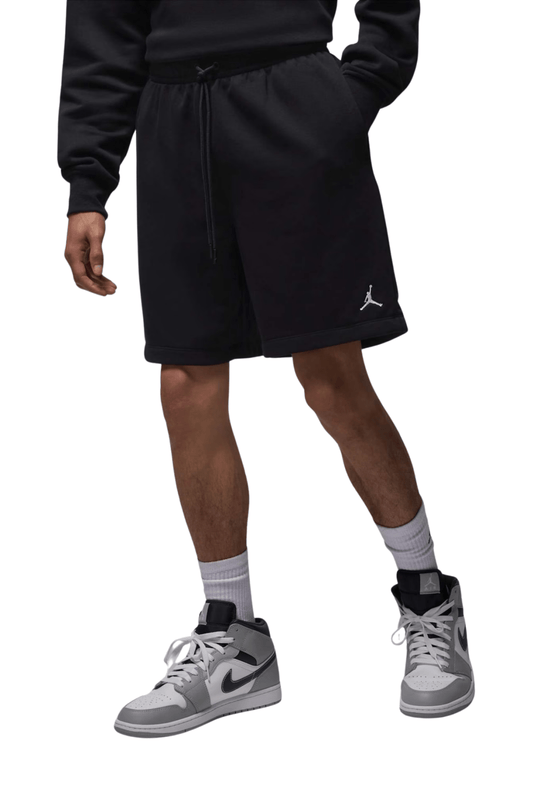 Shorts Jordan Brooklin Fleece Masculino Preto - NewSkull