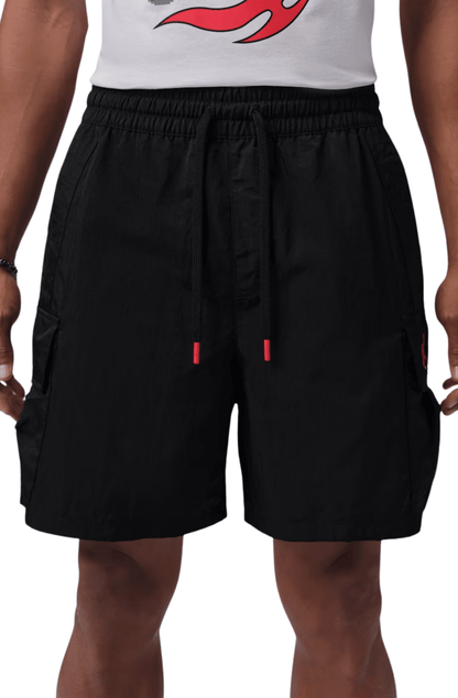 Shorts Jordan Brooklyn Woven Cargo Preto - NewSkull