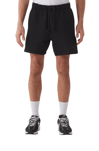 Shorts New Balance Athletics Small Logo 5" Preto - NewSkull