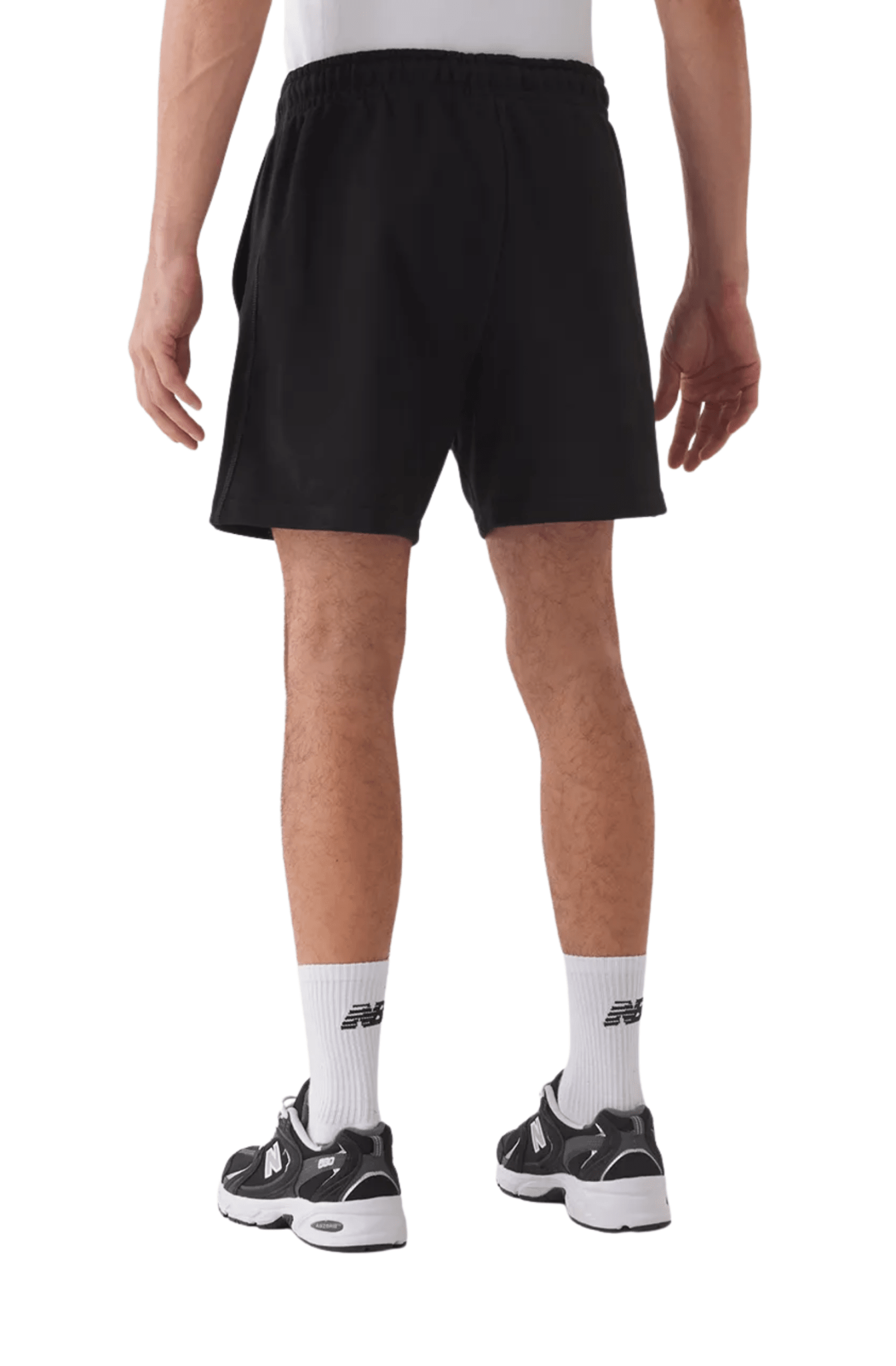 Shorts New Balance Athletics Small Logo 5" Preto - NewSkull