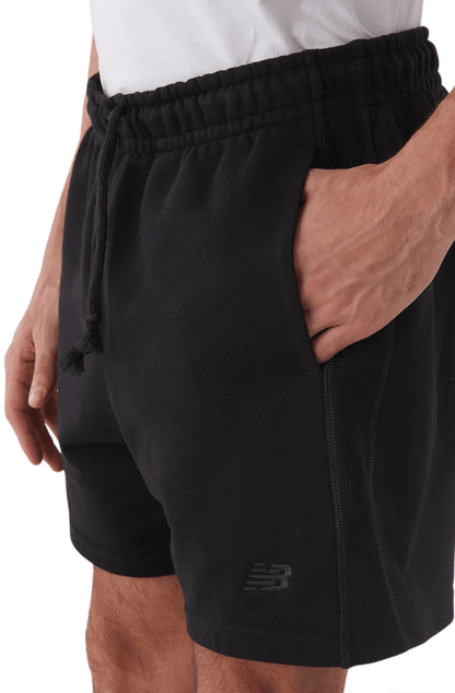 Shorts New Balance Athletics Small Logo 5" Preto - NewSkull