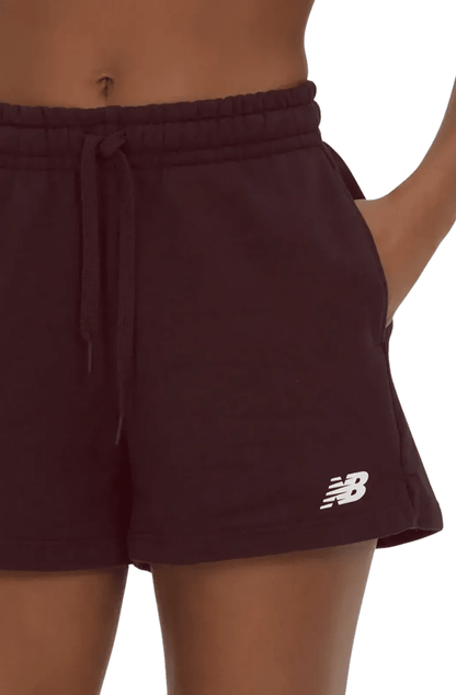 Shorts New Balance Trend Small Logo Marrom - NewSkull