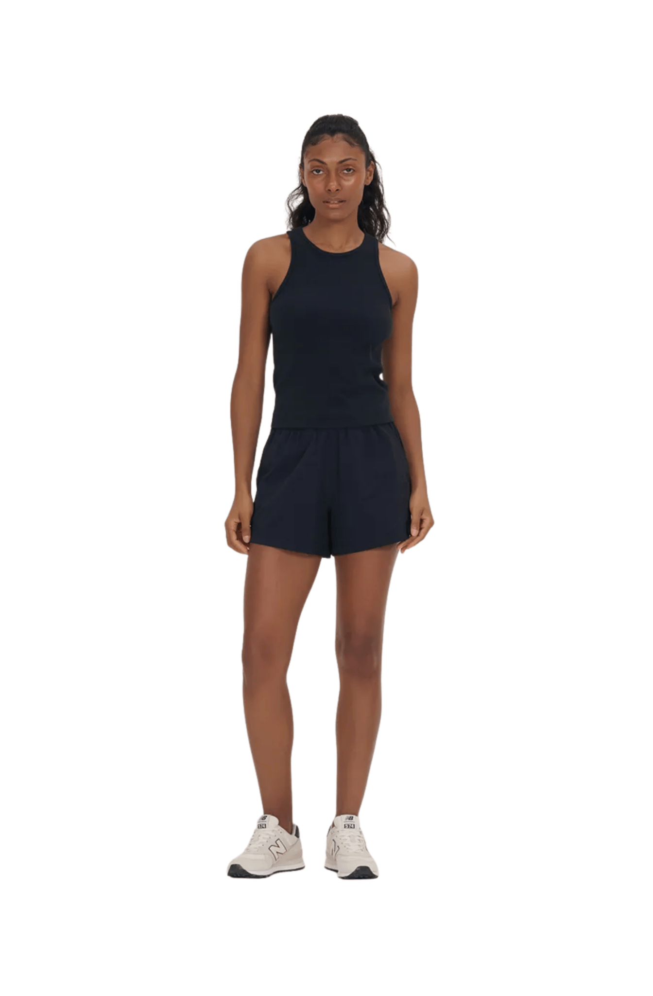 Shorts New Balance Trend Small Logo Preto - NewSkull