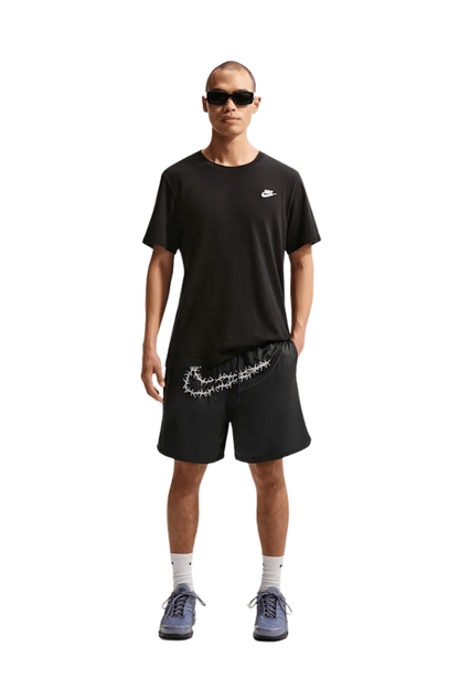 Shorts Nike Club Flow Woven Preto - NewSkull