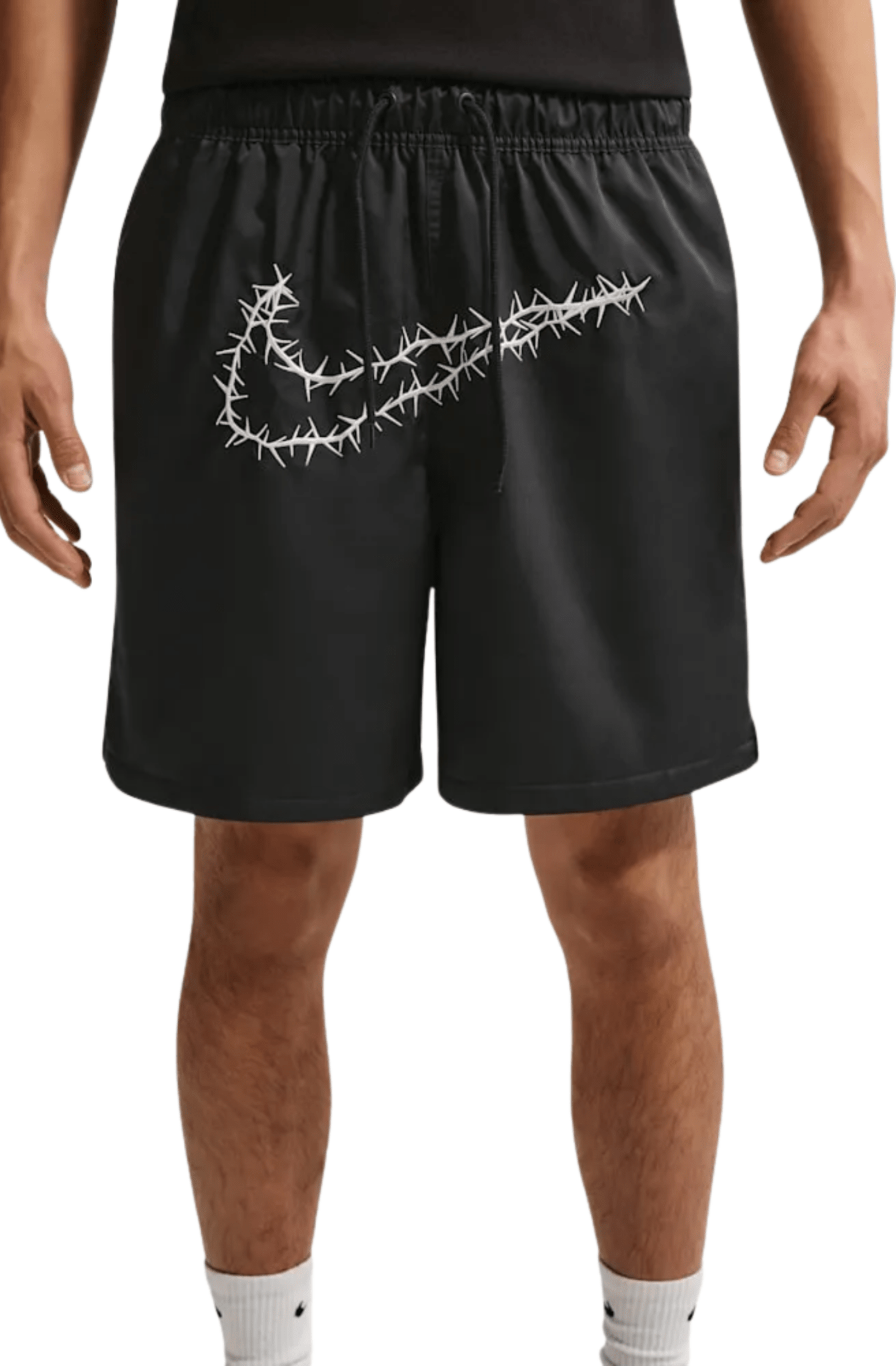 Shorts Nike Club Flow Woven Preto - NewSkull
