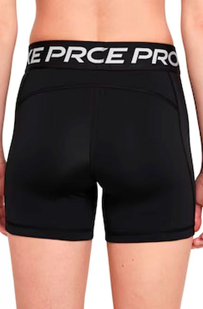 Shorts Nike Pro 365 Feminino Preto/Branco - NewSkull