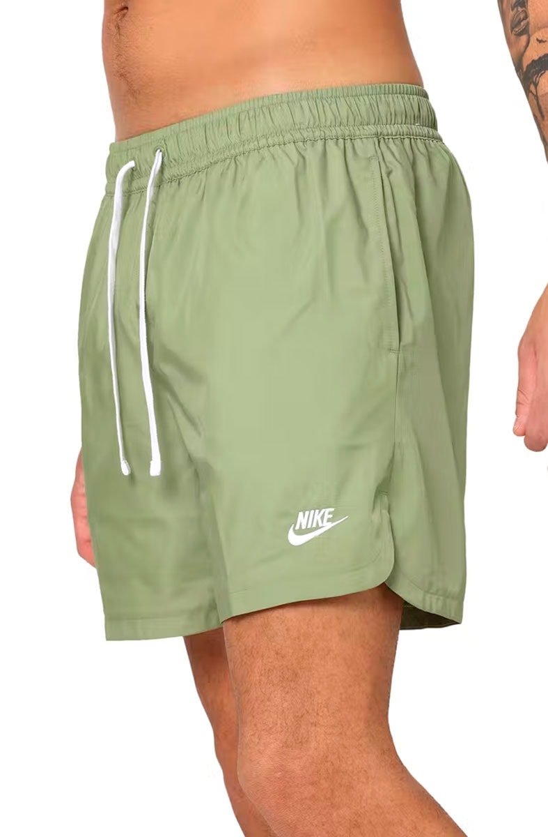Shorts Nike Sportswear Sport Essentials Masculino Verde/Branco - NewSkull