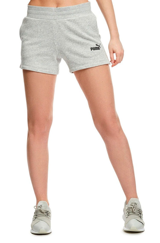 Shorts Puma Moletom Essentials Sweat Cinza - NewSkull