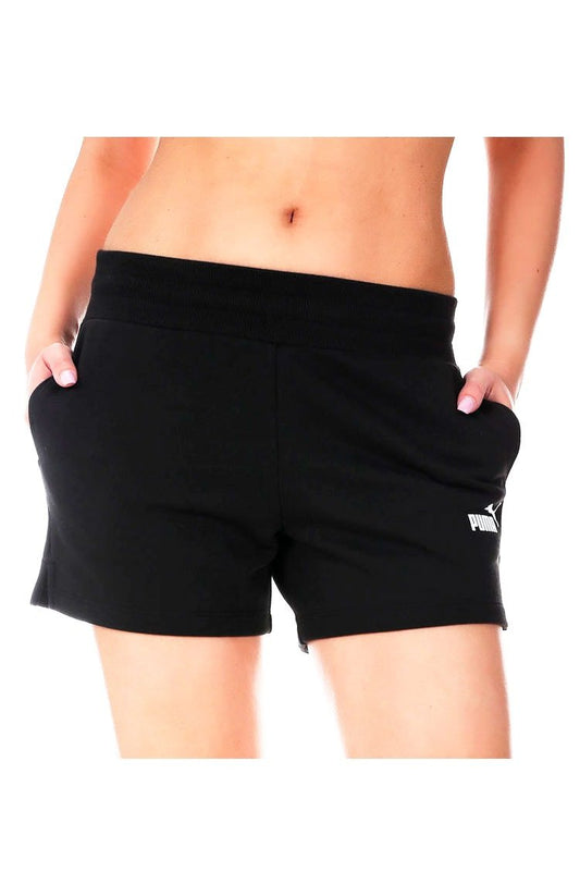 Shorts Puma Moletom Essentials Sweat Preto - NewSkull