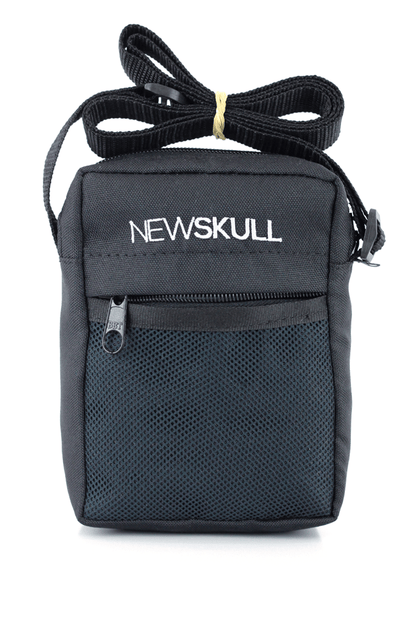 ShoulderBag NewSkull Letter Logo Preto - NewSkull