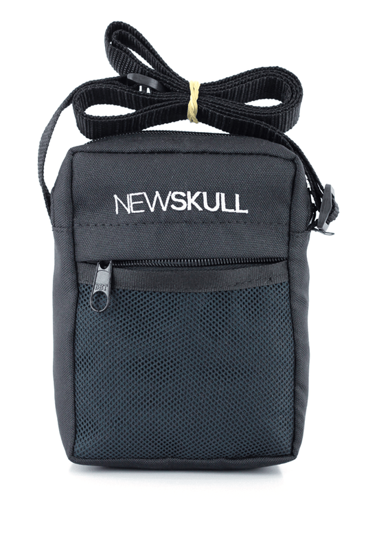 ShoulderBag NewSkull Letter Logo Preto - NewSkull