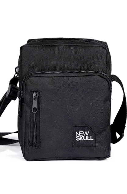 ShoulderBag NewSkull Logo Box Preto - NewSkull