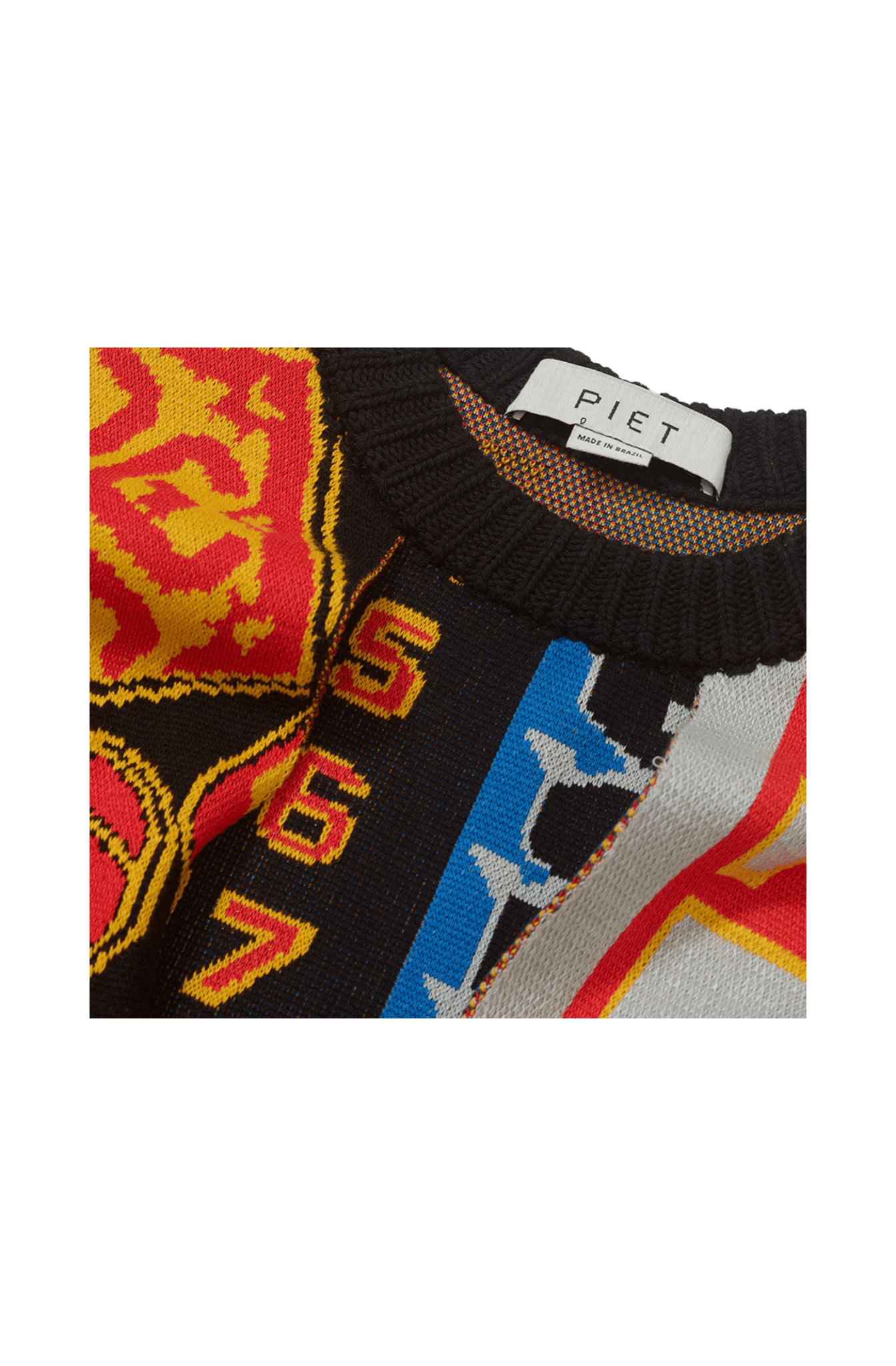 Suéter Piet Scarves Knitted Sweater Vermelho - NewSkull