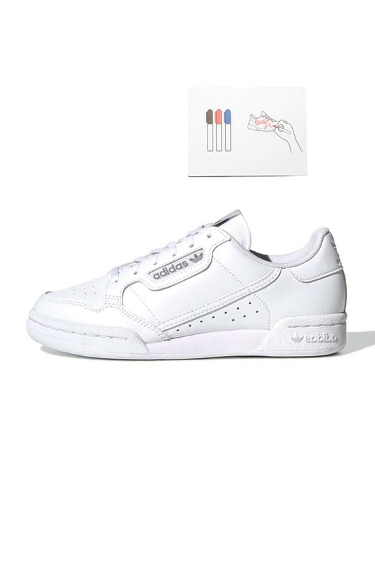 Tênis Adidas Continental 80 Branco/Branco - NewSkull
