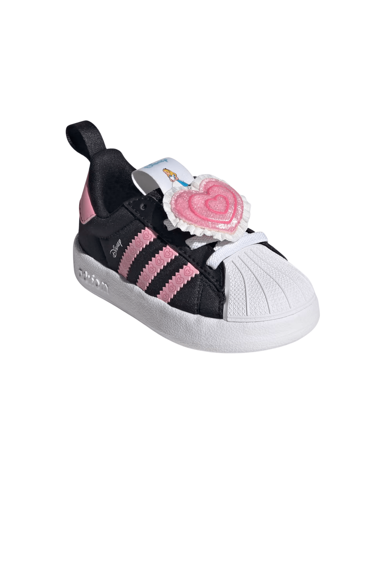Tênis Adidas Disney Adifom Superstar 360 Infantil Preto/Rosa IH7068 - NewSkull