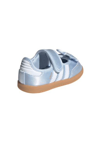 Tênis Adidas Disney Samba Jane Infantil Azul/Branco IH1760 - NewSkull