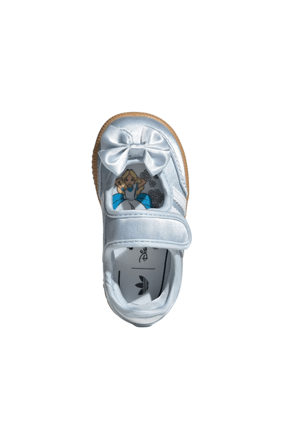 Tênis Adidas Disney Samba Jane Infantil Azul/Branco IH1760 - NewSkull