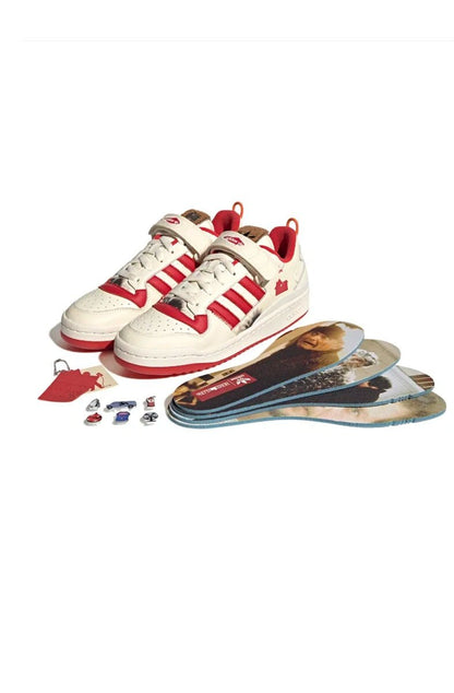 Tênis Adidas Forum Home Alone Branco/Vermelho - NewSkull