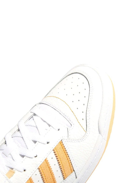 Tênis Adidas Forum Low Branco/Laranja - NewSkull