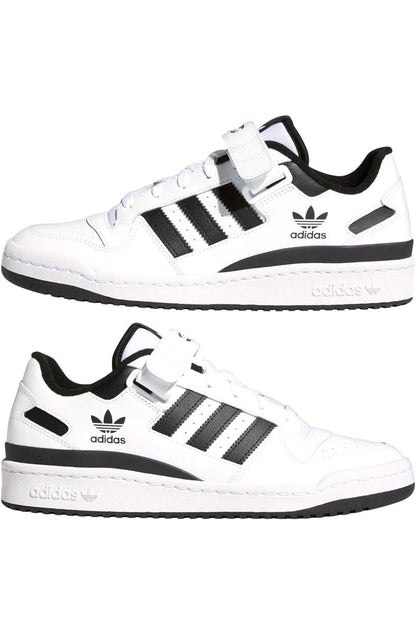 Tênis Adidas Forum Low Branco/Preto - NewSkull